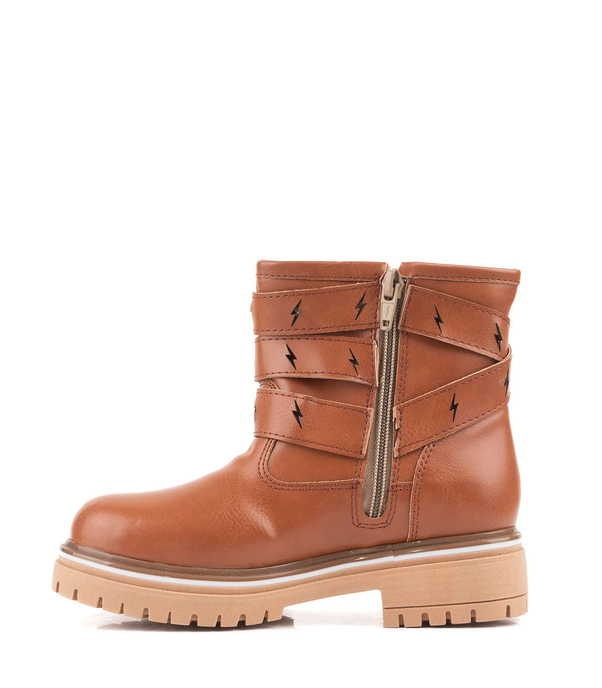 Botas cortas simil cuero con herrajes — imagen 2