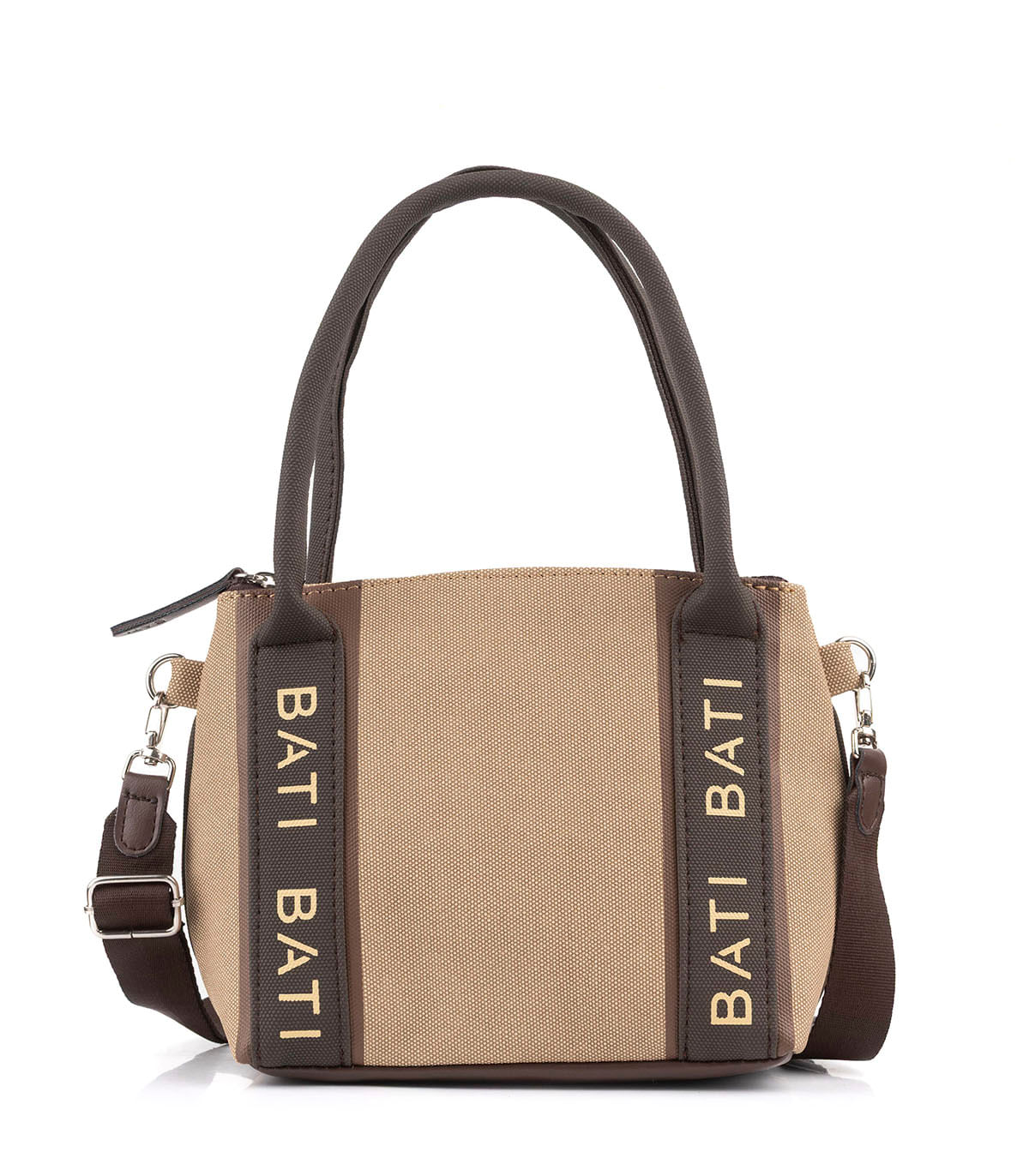Cartera de tela con correa desmontable