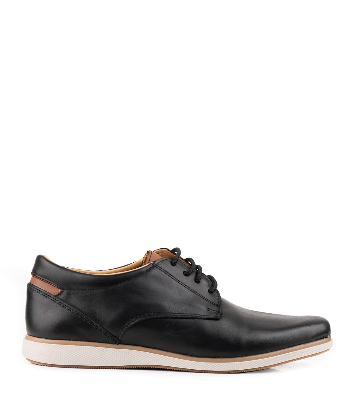 Zapato casual de cuero acordonado de Batistella