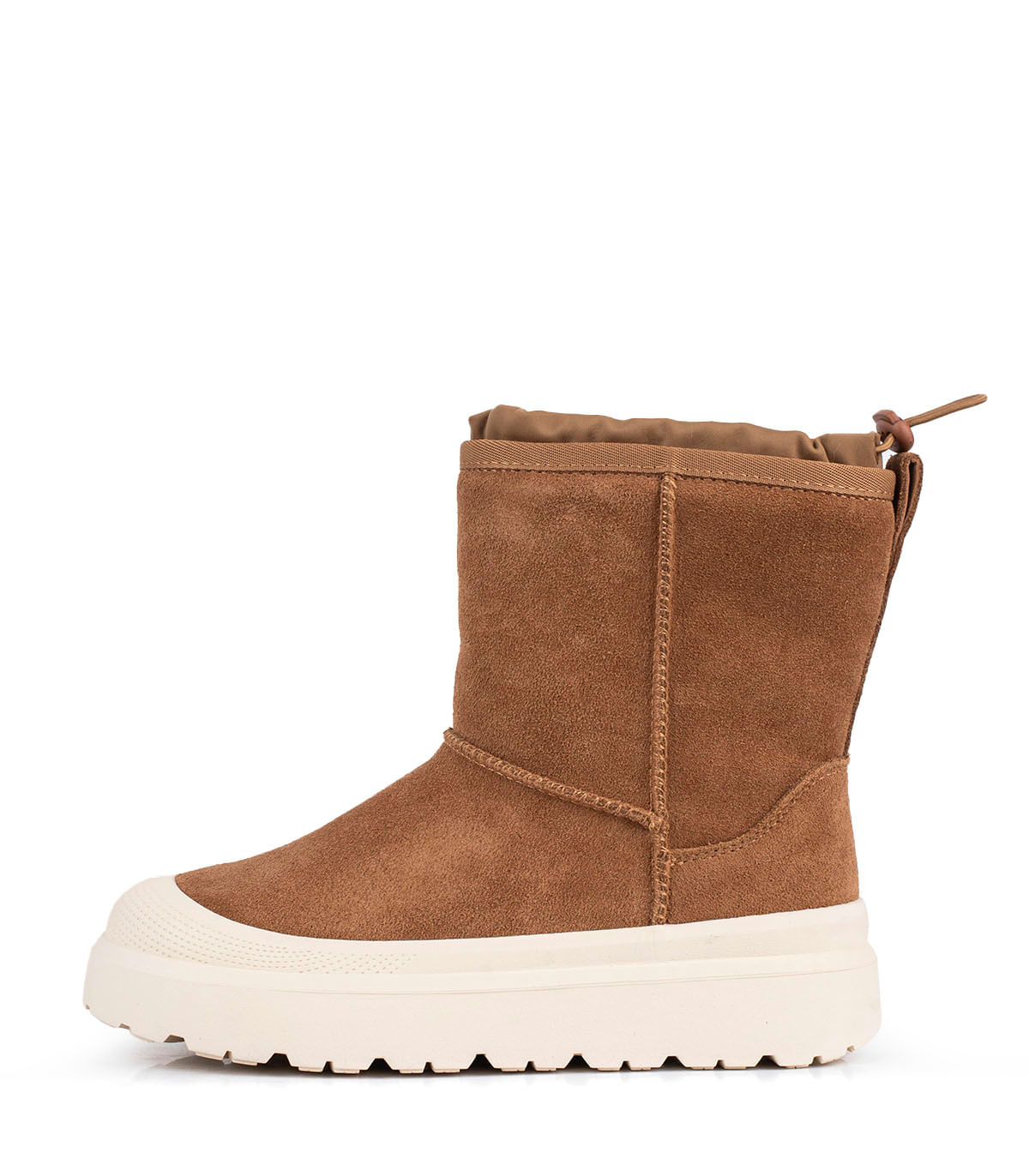 Bota corta de gamuza con plataforma y con interior acolchado — imagen 2
