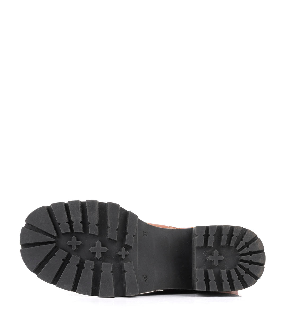 Botas cortas chelsea de cuero con base chunky — imagen 3