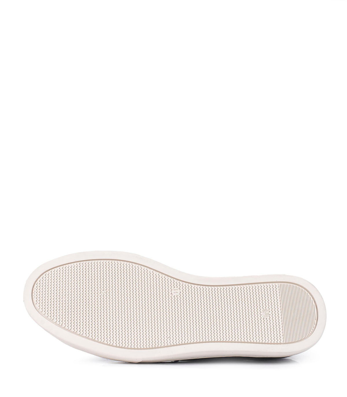 Zapatilla urbana de cuero con cordones — imagen 3