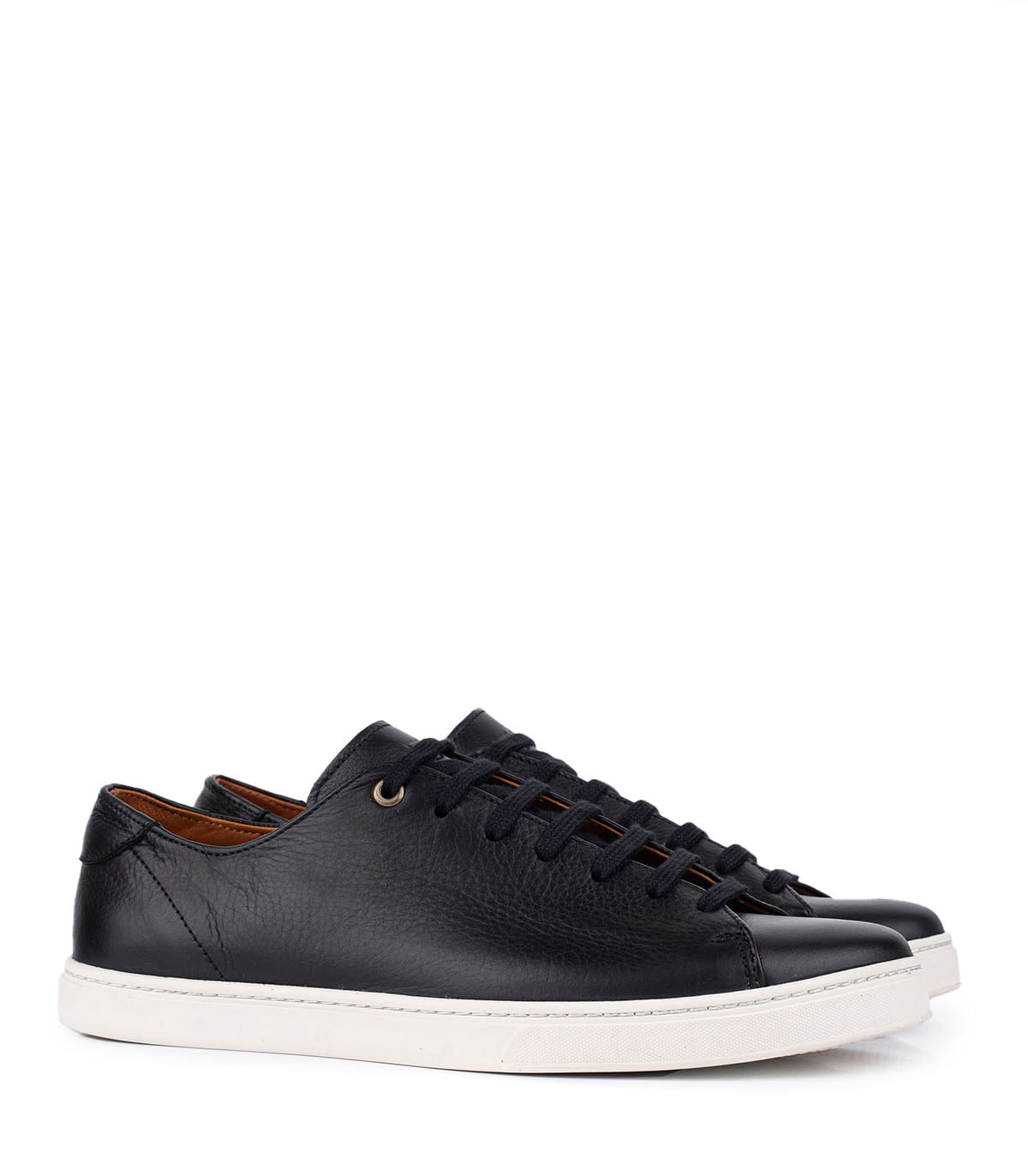 Zapatilla urbana de cuero con cordones — imagen 4