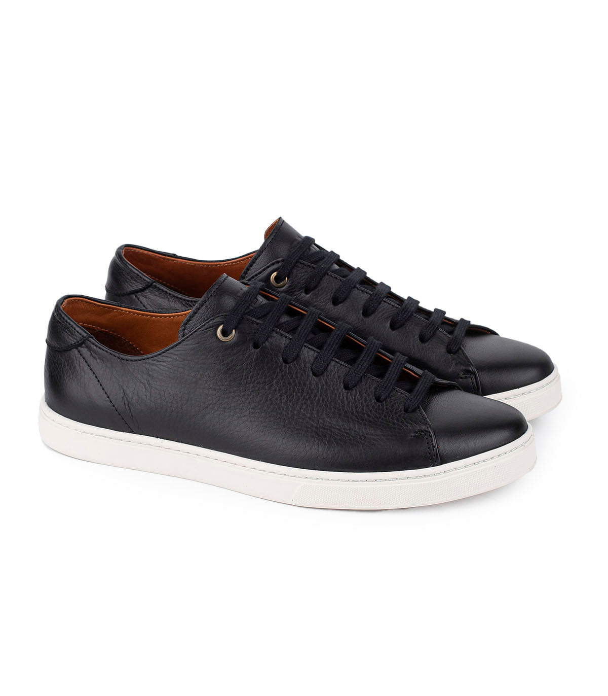 Zapatilla urbana de cuero con cordones — imagen 5