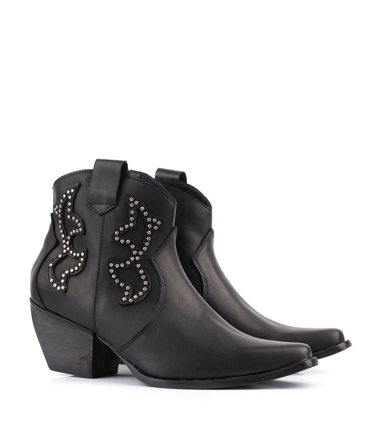 Botas texanas de cuero con detalle de tachas — imagen 4