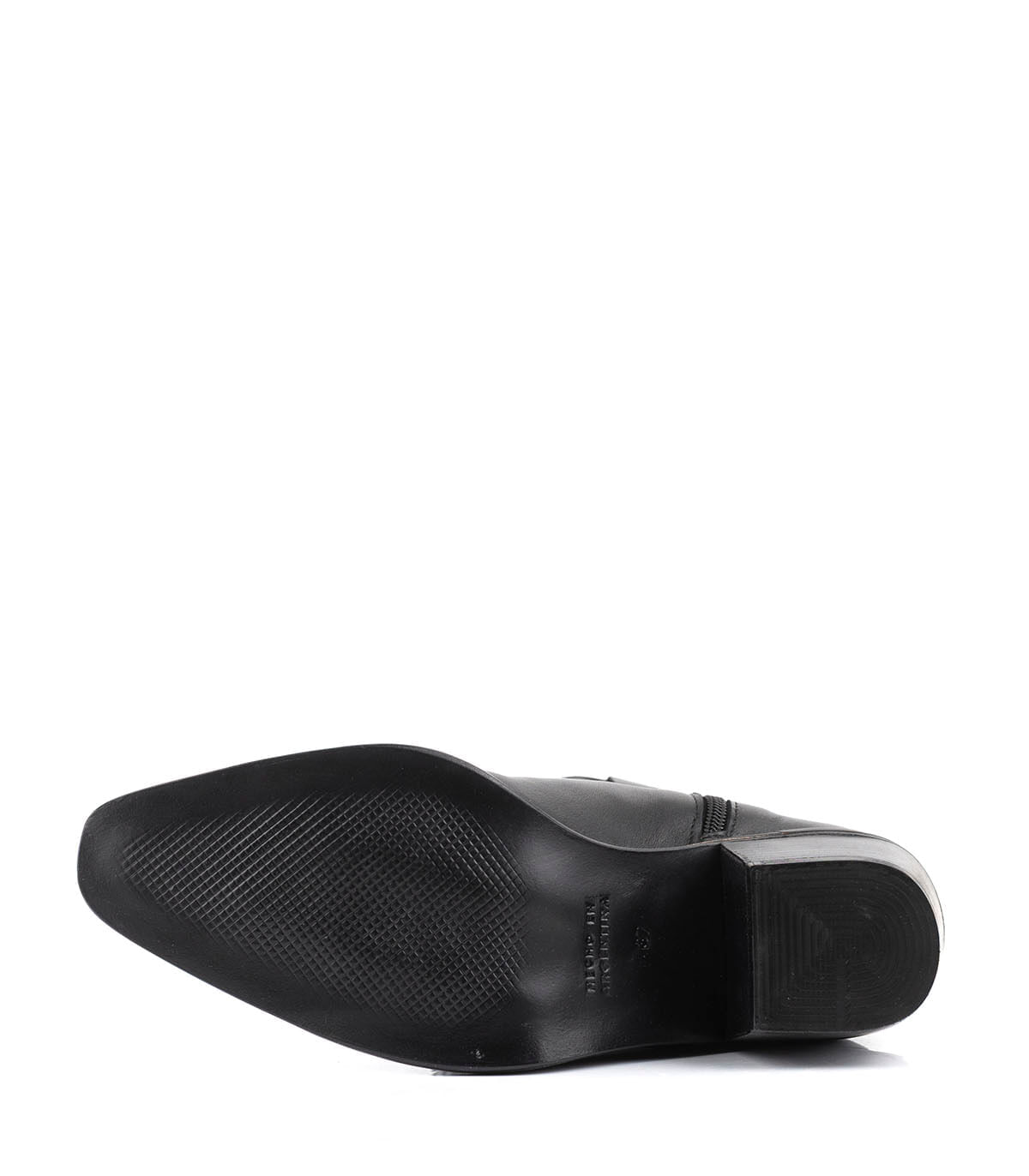 Bota texana en cuero con bordado y taco medio de Batistella — imagen 4