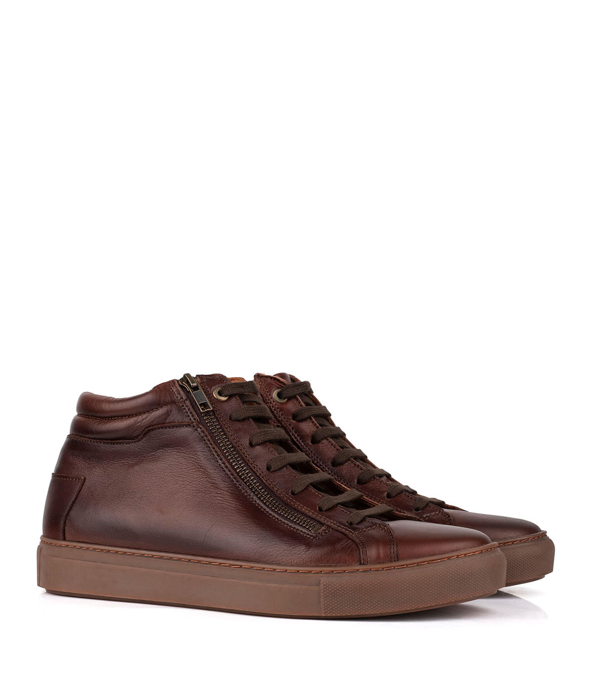 Zapatilla urbana de cuero con cierre lateral Batistella — imagen 4