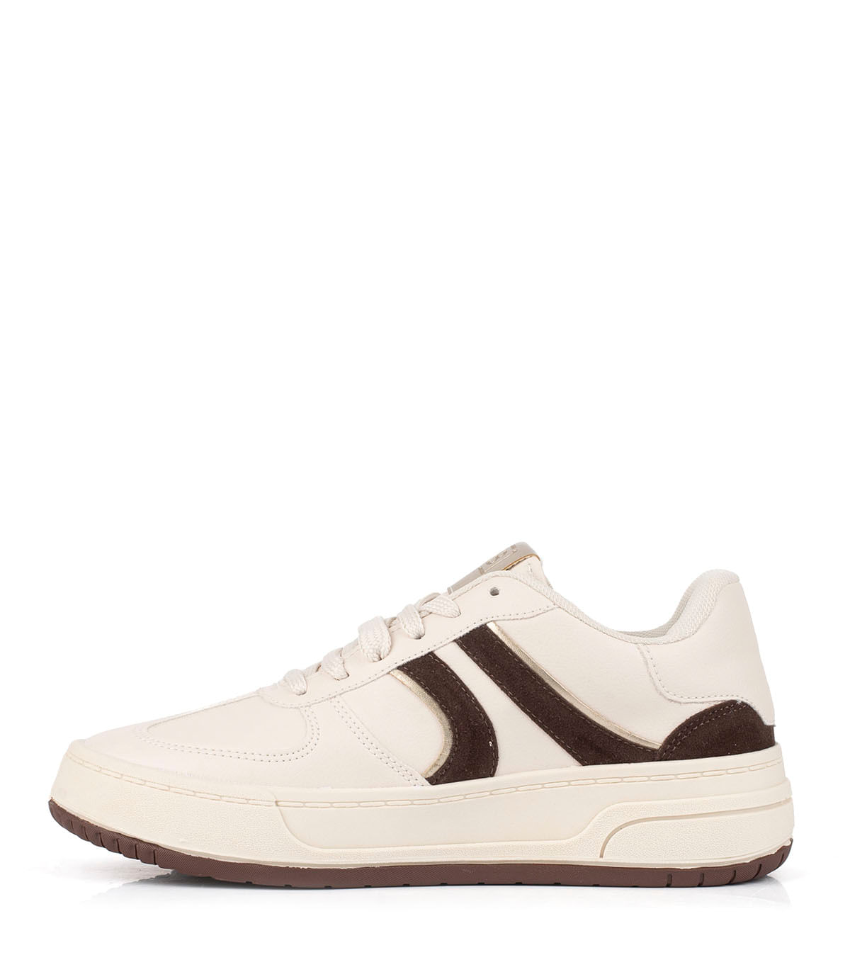 Zapatilla urbana de simil cuero con plataforma — imagen 2