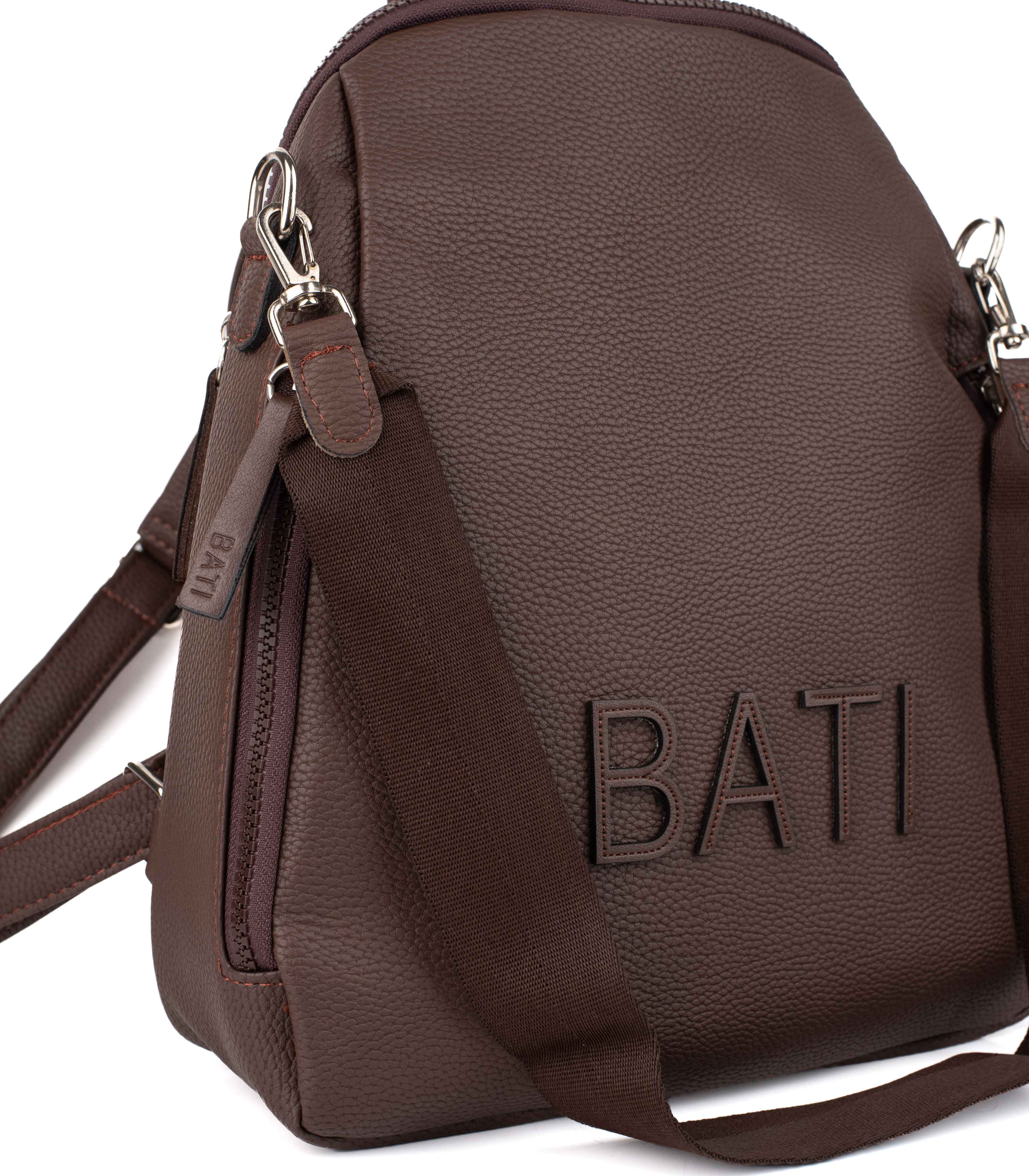 Mochila multifunción de simil cuero — imagen 4