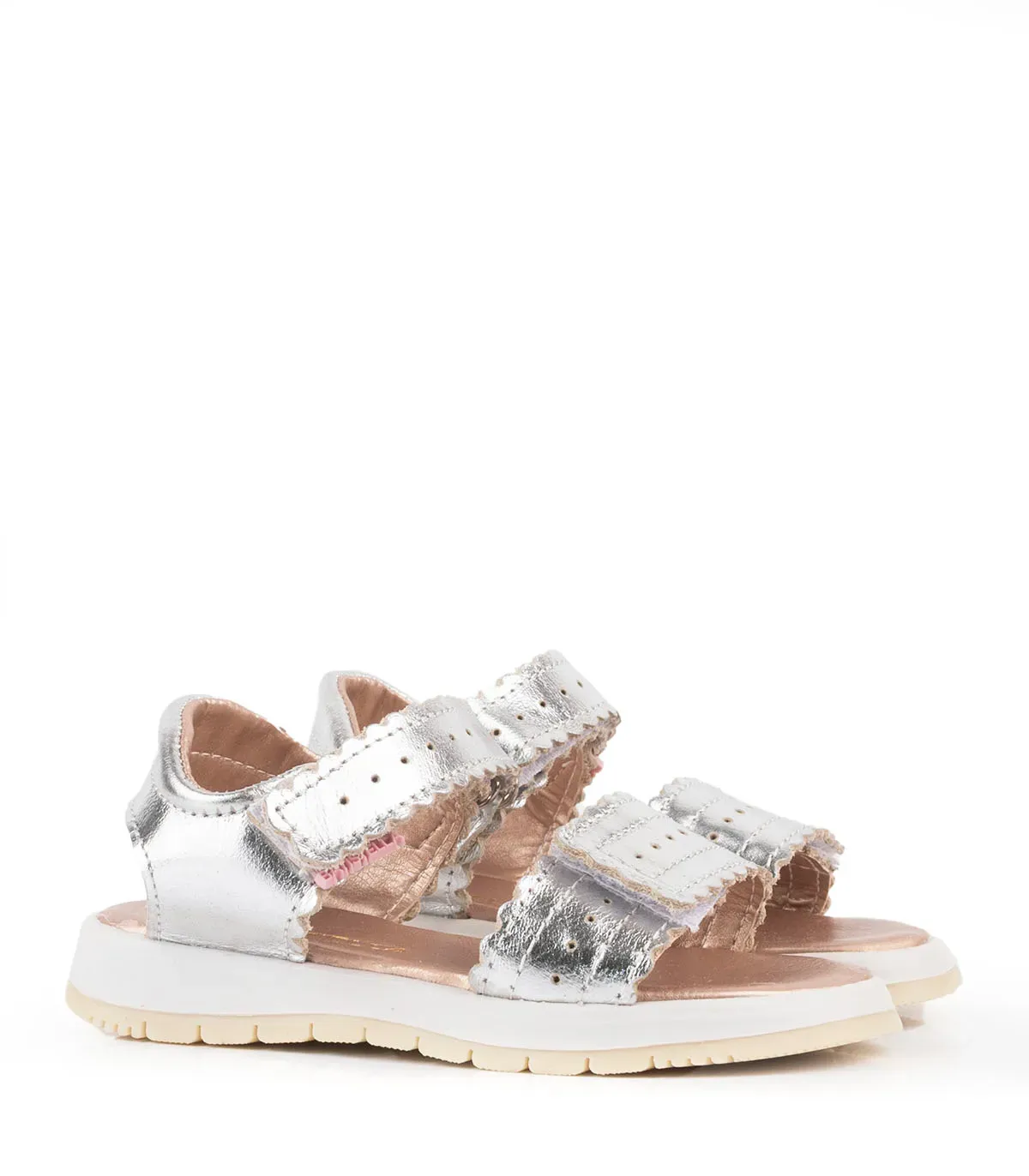 Sandalias de cuero con velcro y suela deportiva — imagen 2
